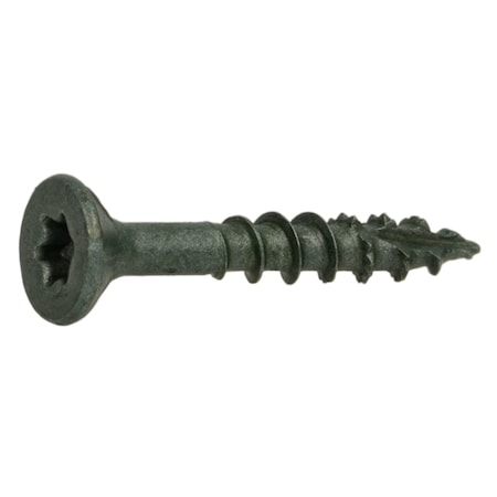 Saberdrive Deck Screw, #9 x 1-1/4 in, Steel, Flat Head, Torx Drive, 6000 PK 50206
